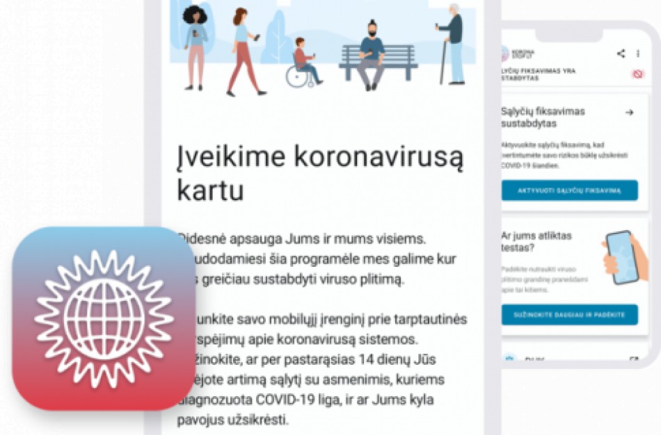Korona Stop LT programėle jau naudojasi daugiau nei 8 proc. šalies gyventojų