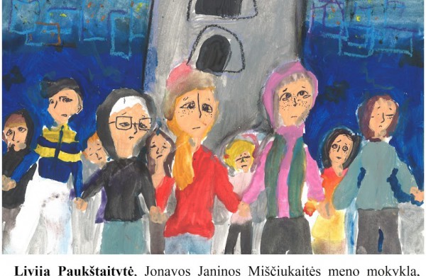 Mokinių piešiniuose – laisvės jausmo ir pilietiškumo atspindžiai. Kviečiame į virtualią parodą 