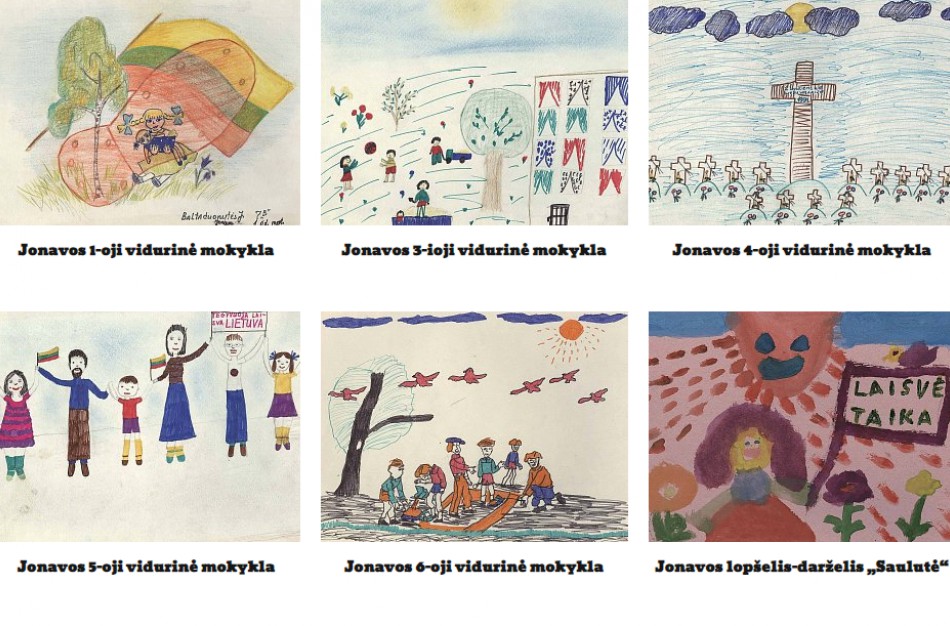 Virtualioje galerijoje – prieš 30 metų kurti piešiniai, vaizduojantys Sausio 13-ąją vaikų akimis