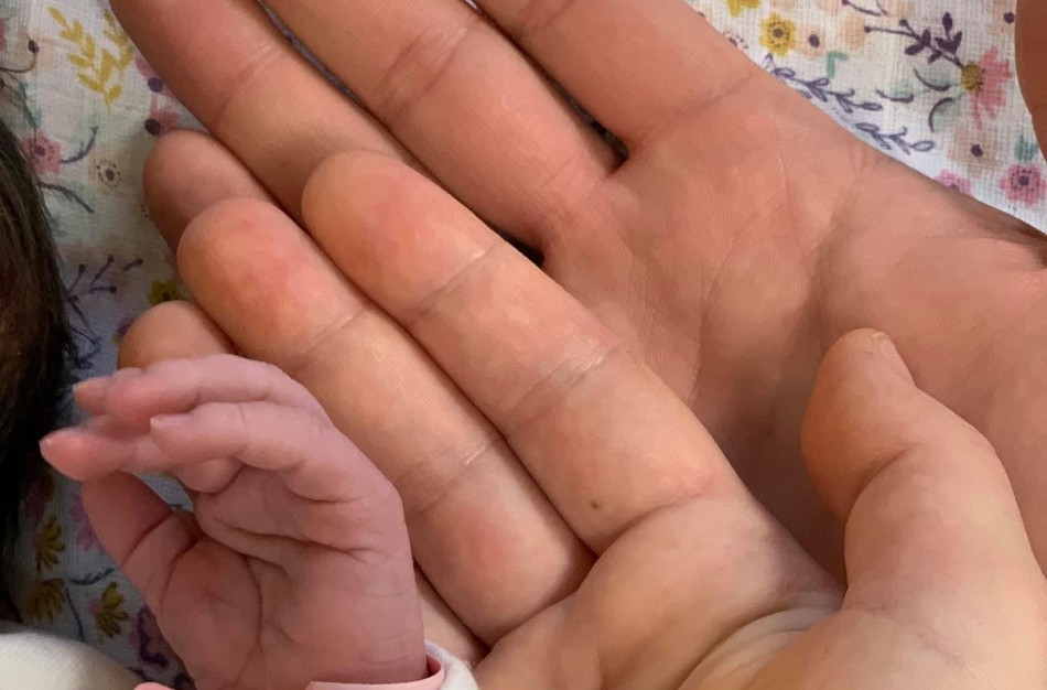 Jonavos meras M. Sinkevičius su žmona susilaukė dukros