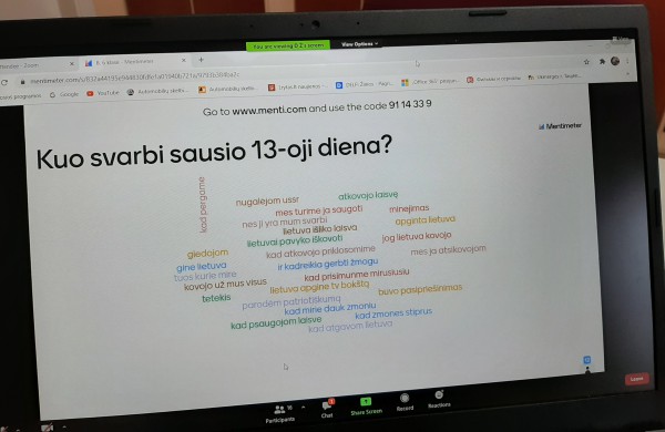 Liudijame atmintį…