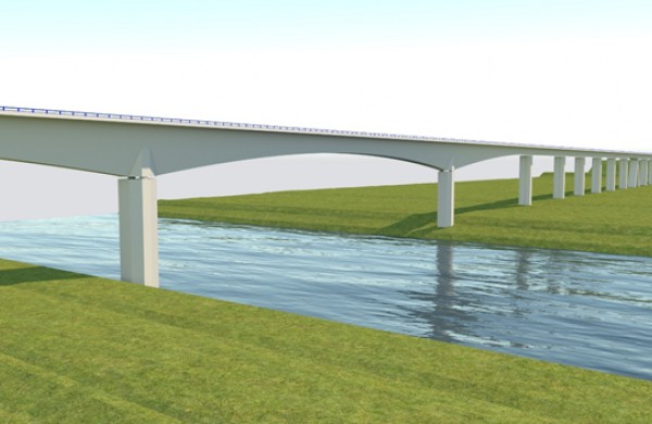 Skelbiamas geležinkelio tilto per Nerį statybos darbų Jonavoje priežiūros konkursas