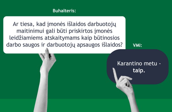 VMI: leidžiami atskaitymai – karantino dėl COVID-19 metu įmonių išlaidos dėl darbuotojų pavėžėjimo ar nuotolinės darbo vietos įrengimo