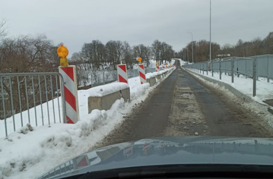 Kada bus baigti Upninkų tilto remonto darbai?