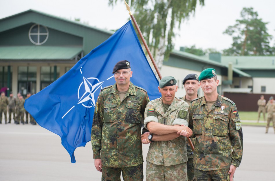 Rukloje – ketvirtųjų NATO priešakinių pajėgų bataliono kovinės grupės dislokavimo Lietuvoje metinių minėjimas