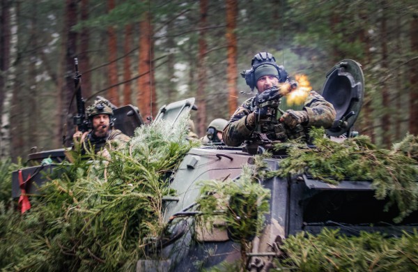 Rukloje – ketvirtųjų NATO priešakinių pajėgų bataliono kovinės grupės dislokavimo Lietuvoje metinių minėjimas