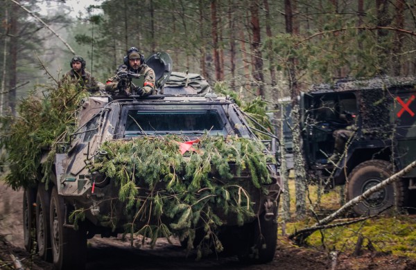 Rukloje – ketvirtųjų NATO priešakinių pajėgų bataliono kovinės grupės dislokavimo Lietuvoje metinių minėjimas