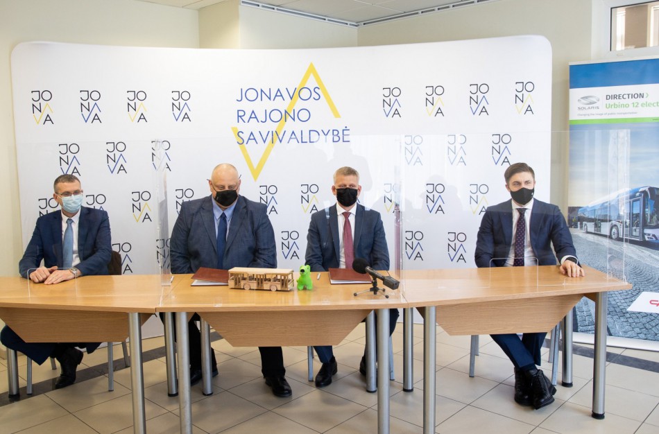 Jonava perka naują elektrinį autobusą