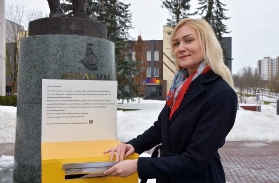 Jonavos moksleiviai rašys laiškus A. Kulviečiui