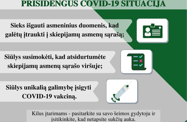 Policija perspėja apie galimus sukčiavimo atvejus prisidengus Covid - 19 situacija