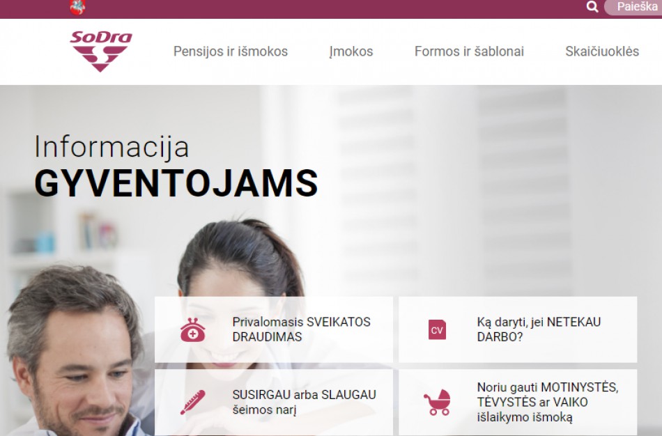 Asmeninėse „Sodros“ paskyrose – naujausia informacija apie gyventojų sukauptą stažą ir taškus pensijai