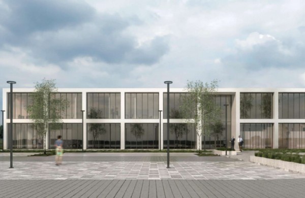 J. Basanavičiaus g. 61 A planuojamas naujas statinys