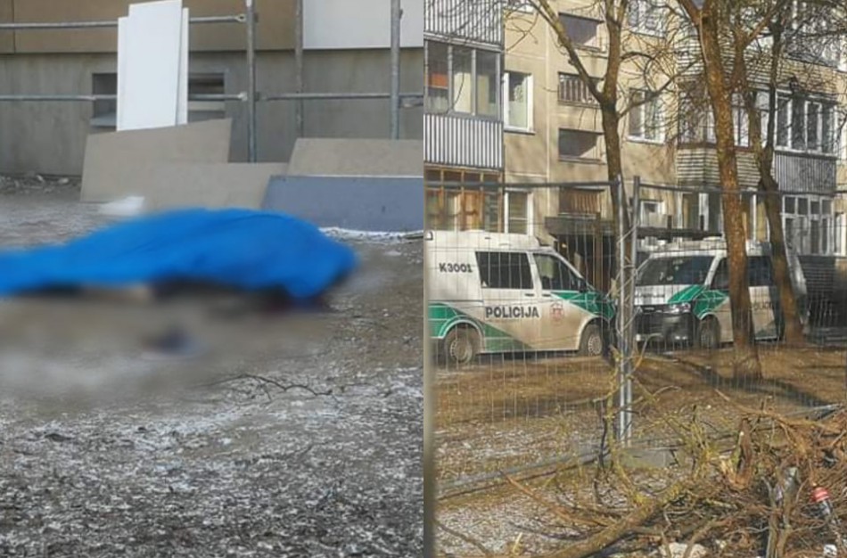 Šalia daugiabučio rastas vyro kūnas: įvykio vietoje dirba policijos pareigūnai