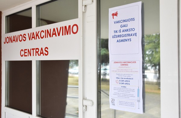 Jonavoje pradėjo veikti Vakcinavimo centras
