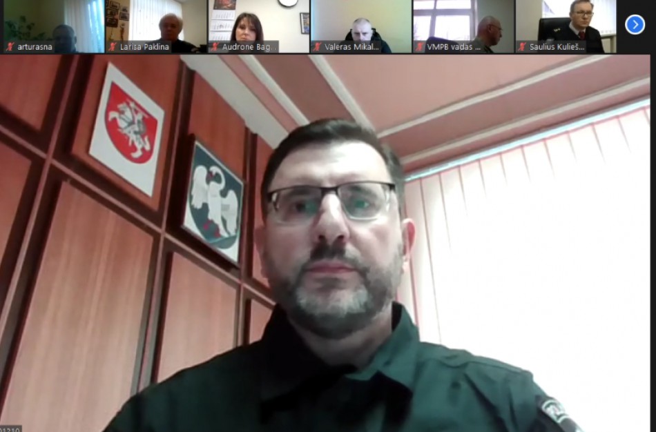 Jonavos r. PK viršininkas Š. Martinkėnas: tokiomis sąlygomis dirbome pirmą kartą