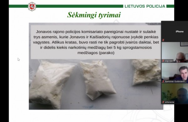 Jonavos r. PK viršininkas Š. Martinkėnas: tokiomis sąlygomis dirbome pirmą kartą