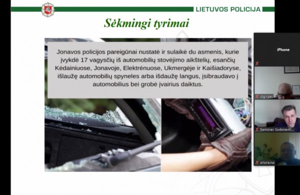 Jonavos r. PK viršininkas Š. Martinkėnas: tokiomis sąlygomis dirbome pirmą kartą