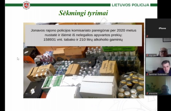 Jonavos r. PK viršininkas Š. Martinkėnas: tokiomis sąlygomis dirbome pirmą kartą
