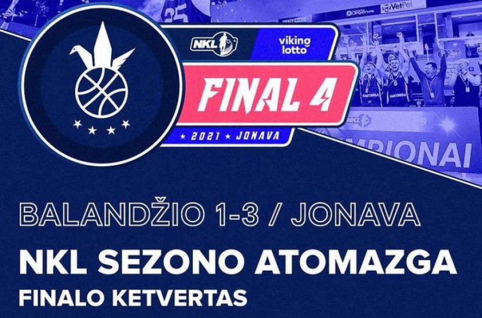 NKL – VIKINGLOTTO finalo ketvertas įvyks Jonavoje