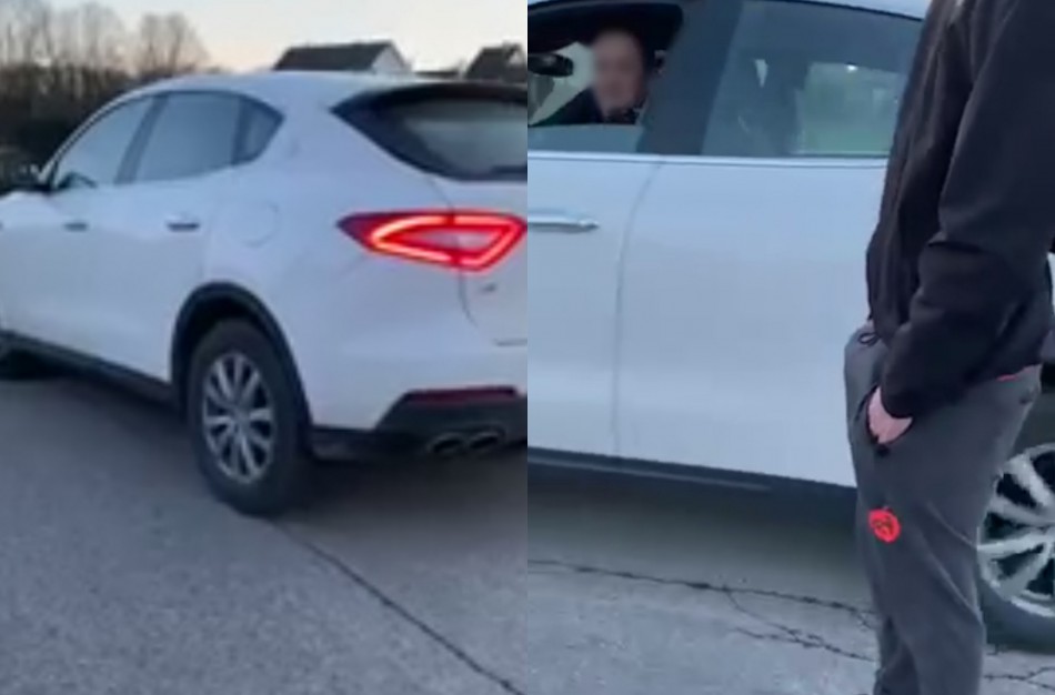 Tarp mopedo ir ,,Maserati" vairuotojų kilus konfliktui, neapsieita ir be pareigūnų įsikišimo 