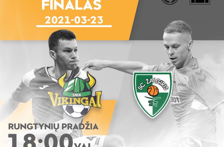 Kauno „Žalgirio“ ir Jonavos „Vikingų“ futbolininkai antradienį pradeda dvejų rungtynių finalo seriją