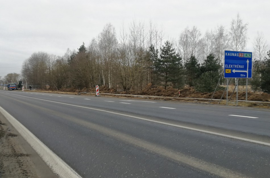 „Ledai pajudėjo“ dviračių tako atkarpoje link „Achemos“