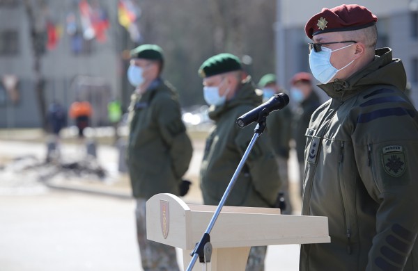 Jonušo Radvilos mokomajame pulke Rukloje prisiekė Bazinio kario savanorio įgūdžių kurso kariai savanoriai