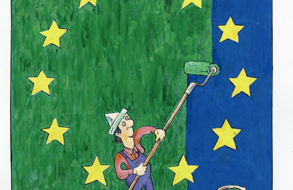 Balandžio 1-ąją pristatoma karikatūrų paroda apie Žaliąjį kursą