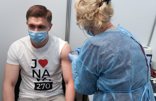 Jonavos meras paskiepytas nuo COVID-19 ligos