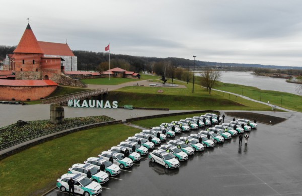 Kauno apskrities policijos autoparką papildė 28 nauji automobiliai, 4 jų skirti Jonavai