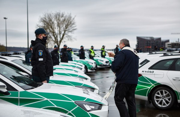 Kauno apskrities policijos autoparką papildė 28 nauji automobiliai, 4 jų skirti Jonavai