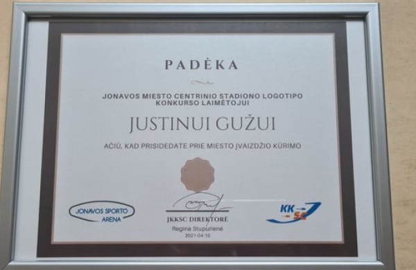 Išrinktas Jonavos miesto centrinio stadiono logotipo konkurso nugalėtojas