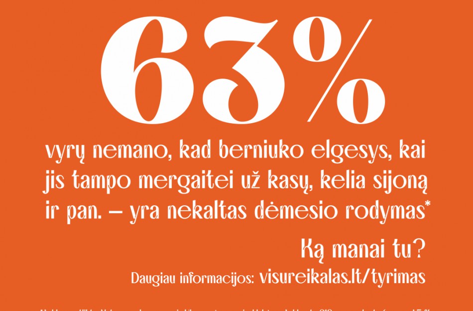 Kampanija skatina bendruomenę susitelkti kovai su smurtu artimoje aplinkoje