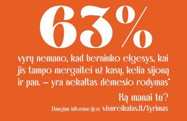 Kampanija skatina bendruomenę susitelkti kovai su smurtu artimoje aplinkoje