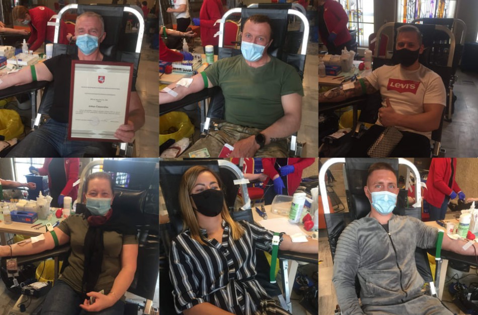 Nacionalinis kraujo centras dėkoja jonaviečiams: šie toliau aktyviai dovanoja kraują