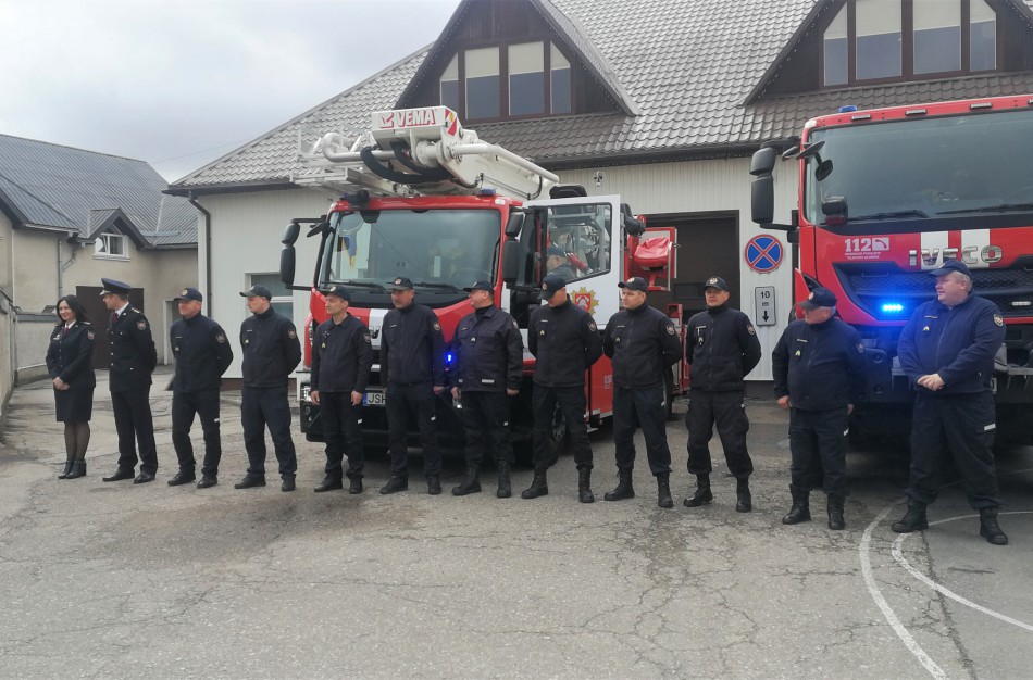 Jonavos ugniagesiai gelbėtojai mini Šv. Florijono – ugniagesių globėjo dieną