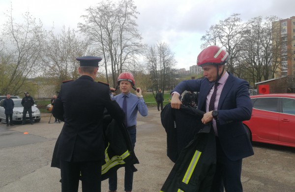 Jonavos ugniagesiai gelbėtojai mini Šv. Florijono – ugniagesių globėjo dieną