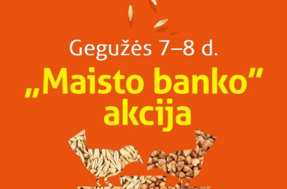 Šį savaitgalį jonaviečiai kviečiami aukoti „Maisto banko“ akcijoje