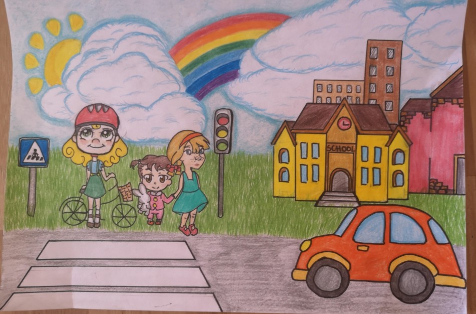 Piešinių konkursas „Saugus eismas kelyje 2021“