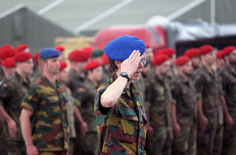 Į Ruklą savo karių aplankyti atvyksta Belgijos gynybos ministrė ir kariuomenės vadas