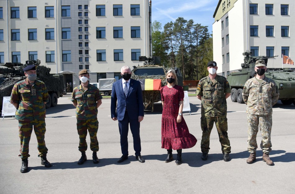 Ministras A. Anušauskas: „Tikimės tolesnio Belgijos dalyvavimo stiprinant NATO gynybą ir atgrasymą regione“