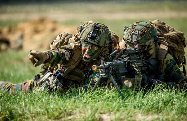Rukloje susitiko Lietuvos ir Belgijos kariuomenių vadai