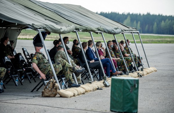 Rukloje susitiko Lietuvos ir Belgijos kariuomenių vadai