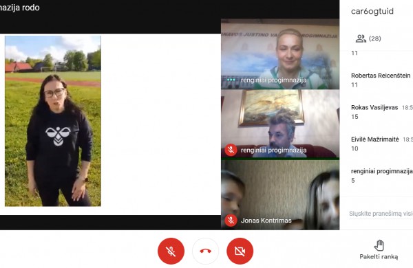 Jonavos Justino Vareikio progimnazijos renginys "Aš ir mano Šeima"