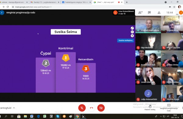 Jonavos Justino Vareikio progimnazijos renginys "Aš ir mano Šeima"
