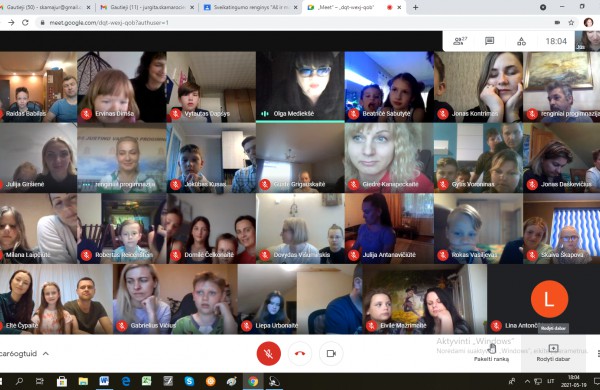 Jonavos Justino Vareikio progimnazijos renginys "Aš ir mano Šeima"