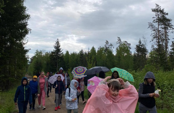 Net ir lietus neišgąsdino – įveikti trasą