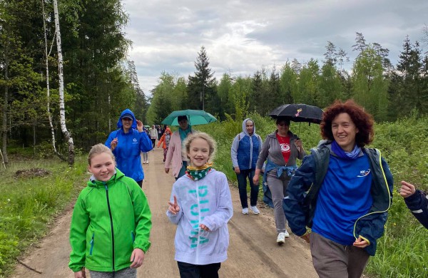 Net ir lietus neišgąsdino – įveikti trasą