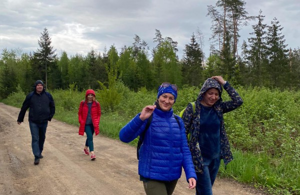 Net ir lietus neišgąsdino – įveikti trasą