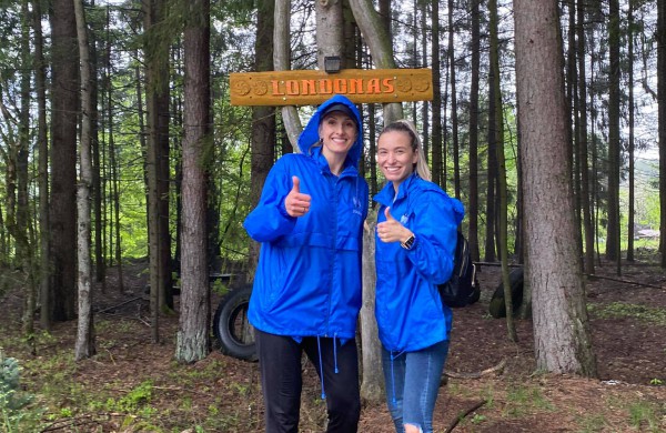 Net ir lietus neišgąsdino – įveikti trasą